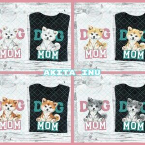 Akita Inu Dog Mom Set