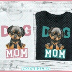 Rottweiler Dog Mom Set