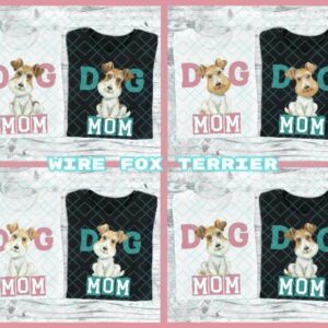 Wire Fox Terrier Dog Mom Set